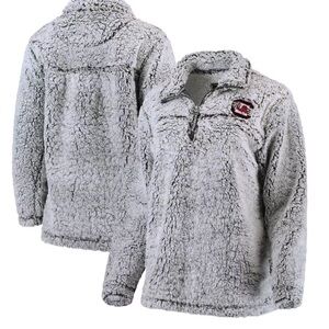 South Carolina Sherpa Pullover - Gray